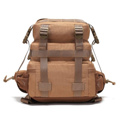 9L Mini Backpack for Men and Women, Small Backpack for Gym Hiking Travel Sports Running (20l-Brown) - color: 20l-brown