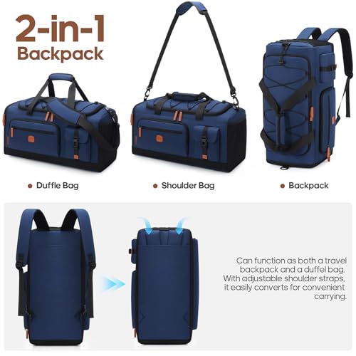 UKEIN Luggage Sets 5 Piece, Carry On Luggage 20In With Spinner Wheels, Hardside Suitcase Set with TSA Lock,Durable Large Suitcase With Travel Backpack for Men-20/24/28in (Blue, 5 piece set) - color: Blue, size: 5 piece set