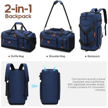 UKEIN Luggage Sets 5 Piece, Carry On Luggage 20In With Spinner Wheels, Hardside Suitcase Set with TSA Lock,Durable Large Suitcase With Travel Backpack for Men-20/24/28in (Blue, 5 piece set) - color: Blue, size: 5 piece set