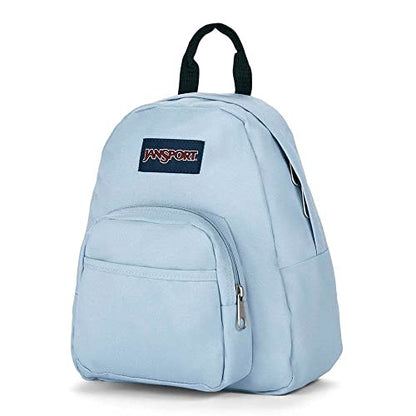 JanSport Half Pint Mini Backpack, 10.2 L - Durable Mini Bag Purse with Adjustable Shoulder Straps, Single Main Compartment, Zippered Stash Pocket, Blue Dusk - color: Blue Dusk