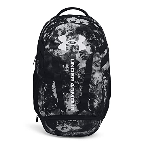 Under Armour Unisex Hustle 5.0 Backpack - color: (018) Black / Black / White