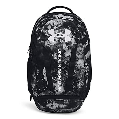 Under Armour Unisex Hustle 5.0 Backpack - color: (018) Black / Black / White