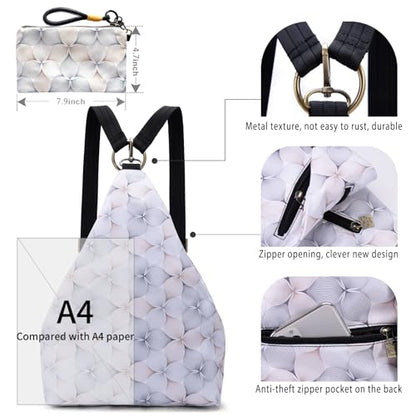 Black Butterfly Premium Backpack for Women, Bohemia Style Fashion Casual Daypack Backpack, Small Backpack Purse (39-white Plus) - color: 39-white Plus