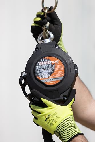 Malta Dynamics Edgehog Self Retracting Lifeline – 30’ Leading Edge Fall Protection Yoyo Cable, Class 2 Retractable Lanyard with Quick-Action Brake, OSHA and ANSI Compliant Safety Lanyard - size: 30 Foot
