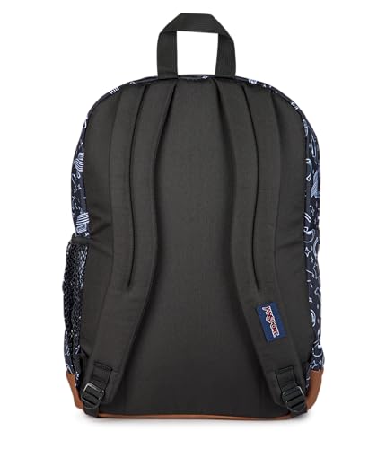 JanSport Cool Backpack with 15-inch Laptop Sleeve, Large Computer Bag Rucksack with 2 Compartments, Ergonomic Straps, Wild West Escape - color: Wild West Escape Black/Black/White