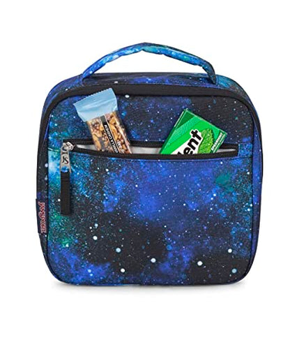 JanSport Lunch Break Insulated Cooler Bag - Leakproof Picnic Tote, Cyberspace Galaxy - color: Cyberspace Galaxy
