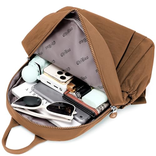 Mini Backpack Purse for Women, Stylish Daypack Shoulder Bag, Small Lightweight Daypack for Work Travle College (A- Coffee) - color: A- Coffee