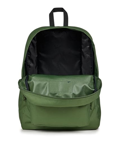 JanSport Superbreak Backpack - Durable, Lightweight Premium Backpack, Cargo Green - color: Cargo Green