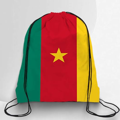 TREBIN 2026 Soccer Cup Drawstring Backpack, Soccer Gym Bag in National Flag Colors, Sports Bag Sackpack Cinch Bag (Burkina Faso Fan) - color: Burkina Faso Fan