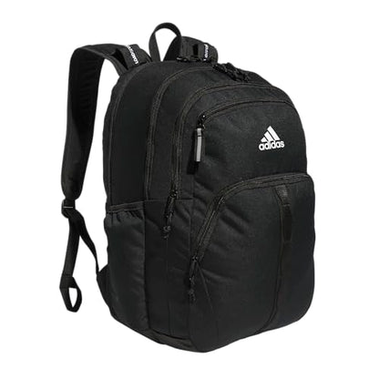 adidas Prime 7 Backpack for Laptop, School and Travel, 37L - color: Black/White/2