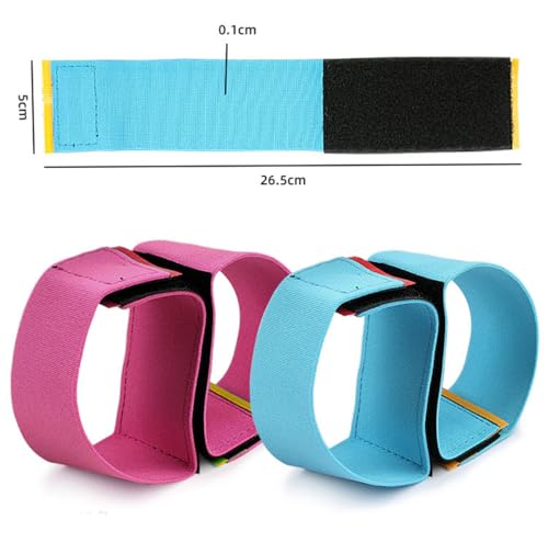 Sticky Toes for Gymnastics, 2 Pairs Tumbling Trainer Aid Equipment, Adjustable Elastic Foot Bands, Back Flip Tuck Handspring Training Straps for Kids Adults Gymnastics Cheerleading Diving Practice