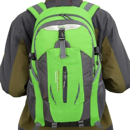 1 Pcs Outdoor Hiking Backpack, Lightweight Travel Daypack, Waterproof Multi-Function Sport Rucksack for Camping, Cycling, Mountaineering and Daily Outdoor Use, Green