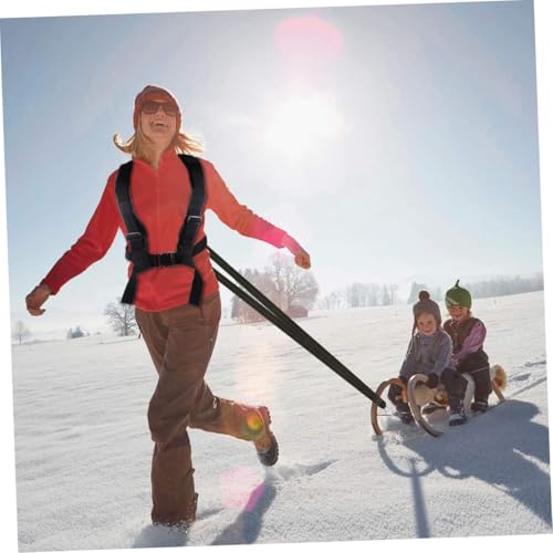Generic Resistance Sled Pull Strap Multi-functional Load-bearing Harness for Full Body Exercise Lightweight and Design for Outdoor Sports and Training