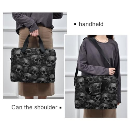 JIPONI Laptop Bag For Women Men, 15.6 16 IN Tote Work bags, Briefcase Messenger Computer Case 01 - color: Multi 6