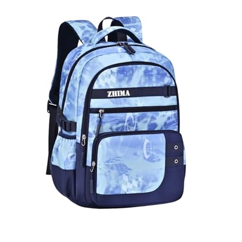 Stylish Lightweight Minimalist Backpack with Sporty Style, Durable Spacious Daypack for New Term Gift (blue,Large) - color: Blue, size: Large