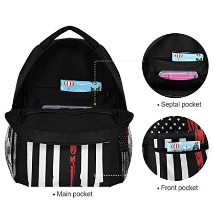 Miaoquhe America Flag Baseball Backpack for Boys Girls School Teenages, Casual School Bookbag Travel Laptop Daypack,Shoulder bags for Travel Hiking Camping - color: Baseball