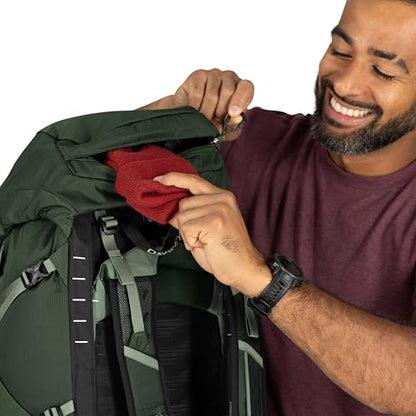 Osprey Talon 33L Men's Lightweight Hiking Backpack - Daypack for Travel & Camping, Green Canopy/Pine Leaf - color: Green Canopy/Pine Leaf, size: 33L - Standard Fit