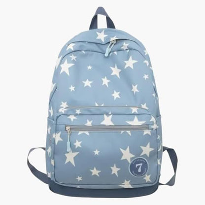 Large Travel Backpack for Women Durable Nylon Hiking Backpack Laptop Bookbag Daypack (Blue) - color: Blue