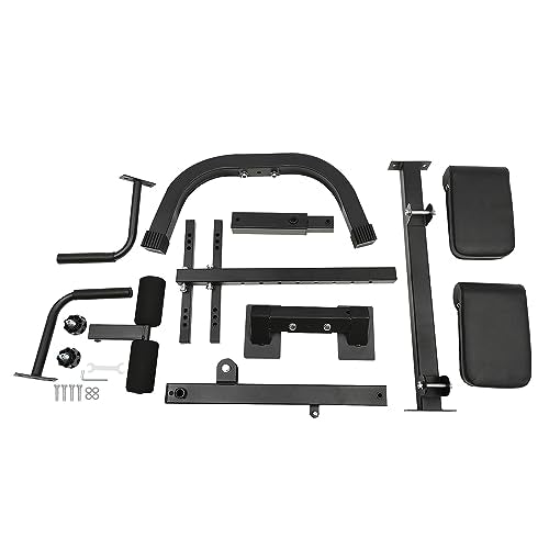 Roman Chair Back Extension Weight Bench Ab Machine Foldable Angle Height Adjustable Sit up Exercise Multi-Functional Workout Home Gym Exercise Equipment Inversion Table for Fitness - color: Upgraded Black