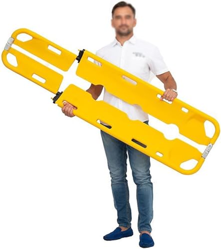 Portable Stretcher, Medical Emergency Scoop Stretcher,Adjustable Lightweight Aluminum Folding Stretcher,EMS EMT Medical Spine Board,for Ambulance, Fire Rescue