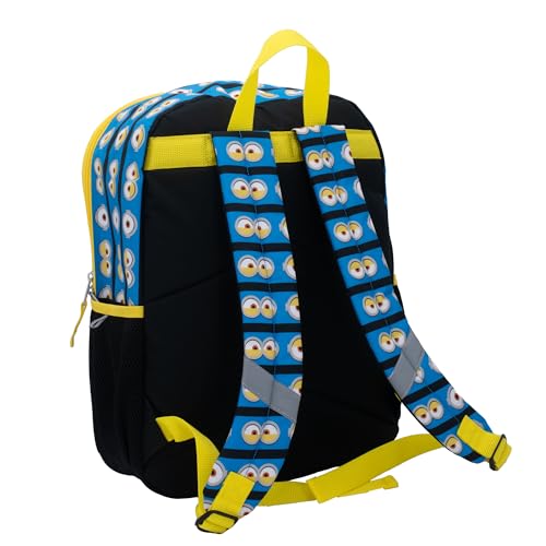 AI ACCESSORY INNOVATIONS Despicable Me Minions 4 Piece Backpack Set for Boys & Girls, Featuring Minions Stuart & Kevin, Kids School Bag, Blue - color: Minions