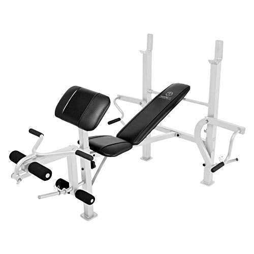 Marcy Diamond Elite Classic Multipurpose Workout Lifting Weight Bench for Home and Gym Strength Training