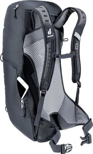 Deuter AC Lite 16L Hiking & Daypack Backpack with Steel Frame & Superior Breathability - Black - color: Black