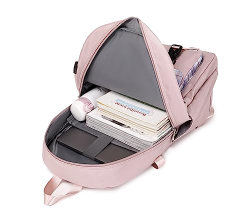 Acmebon Girl Roomy Fashion Laptop Backpack Casual Daily Backpack for Women Purple - color: Purple