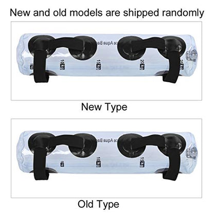Adjustable Water Weight Bag for Fitness Training PVC Folding Aquabag with Calibrated Scale and Durable Nylon Handle for Strength Workout