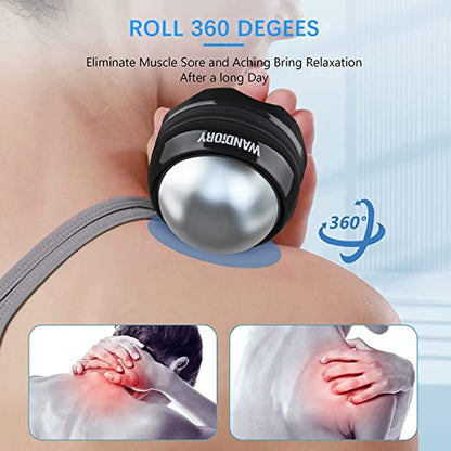 Ice Roller Ball, Cryosphere Cold Massage Roller Ball, Hot/Cold Therapy, Myofascial Release, Muscle Recovery, Trigger Point & Deep Tissue Muscle Relief, for Neck, Back, Shoulders, Arms, Legs, Foot etc - style: 1 - Pack - Ice Ball