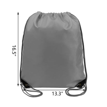 BeeGreen 20 pieces Wholesale Grey Drawstring Backpack Bags Cinch Bags Bulk Heavy Duty String Backpack Machine Washable Lightweight Sackpack Outdoor Sport Bags for Women Men - color: Dark Green
