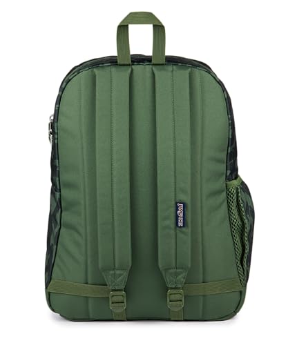 JanSport Cross Town Plus Backpack - Large Main Compartment, Side Water Bottle Pocket, 15-Inch Padded Laptop Sleeve - Camo Illusion - color: Camo Illusion