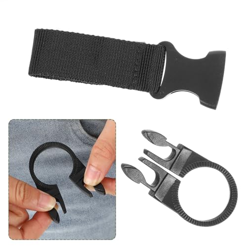 Bottle Clip 4Pcs Water Bottle Hanging Clips Buckle Portable Mineral Water Bottles Ring Holder Keychain Carrier for Backpack Belt Webbing Strap for Outdoor Camping Hiking 1.4 Inch
