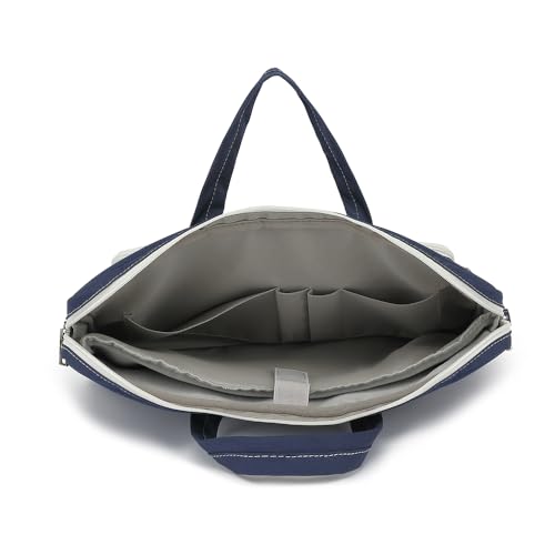 15-15.6 inch Laptop Shoulder Bag, for MacBook Pro 16, Hp Lenovo Dell 14 inch Waterproof Messenger Bag Case Sleeve (Dark blue) - color: Dark Blue