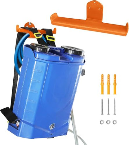 Backpack Leaf Blower Hanger with Tube Hook, 3 Pack Backpack Sprayer Wall Mount, Heavy Duty Chainsaw Wall Mount Stand Accessories Garage Organization Storage - size: 3 Pack