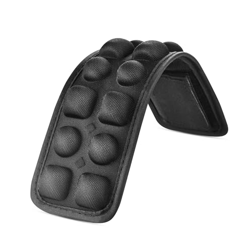 Antigravity Shoulder Strap Pad, Breathable Decompression Cushion with 3D Airbags, Universal Bag Strap Comfort Pad, Black