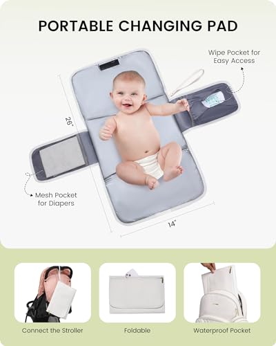 LOVEVOOK Leather Diaper Bag Backpack, Quilted Baby Bag with Changing Pad & Pacifier Holder, Waterproof Travel Diaper Bags for Baby Boys Girls, Stylish and Large Capacity, Beige - color: Beige