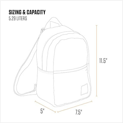 Carhartt Classic Mini Backpack, Durable, Water-Resistant Backpack with Adjustable Shoulder Straps, Black - color: Black
