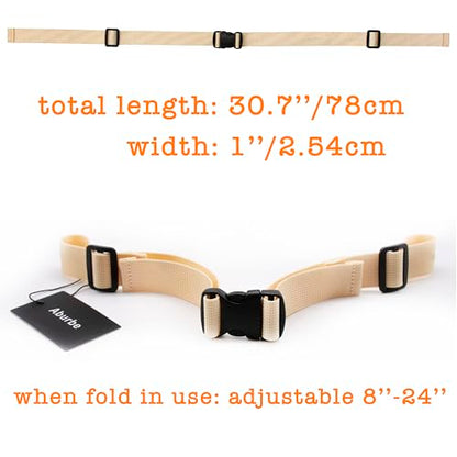 Backpack Chest Strap, Universal Add on Adjustable Sternum Strap, Chest Belt Replacement, with Heavy Duty Quick Release Buckle Clip, for Travel, Hiking, Camping, School - color: Beige