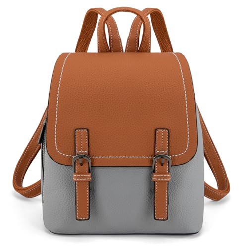 Montana West Small Backpack Purse for Women Vegan Leather Mini Womens Backpack Cute Convertible Shoulder Bag - color: Jean