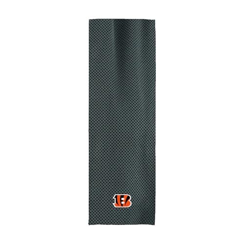 Northwest NFL Cincinnati Bengals Cooling Towel, 12" x 40", Charcoal - color: Cincinnati Bengals
