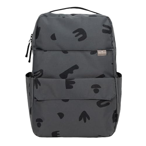 RED ROVR Roo Lightweight 1 LB Diaper Bag Backpack | 11 organizational pockets| Durable & Water-Resistant (Charcoal Doodle) - color: Charcoal Doodle