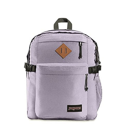 JanSport Main Campus Backpack - Travel or Work backpack w 15-Inch Laptop Sleeve and Dual Water Bottle Pockets, Pastel Lilac - color: Pastel Lilac