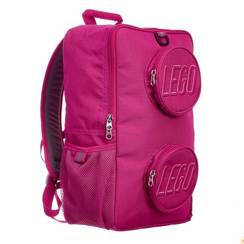 LEGO Brick Backpack, Red Violet - color: Red Violet
