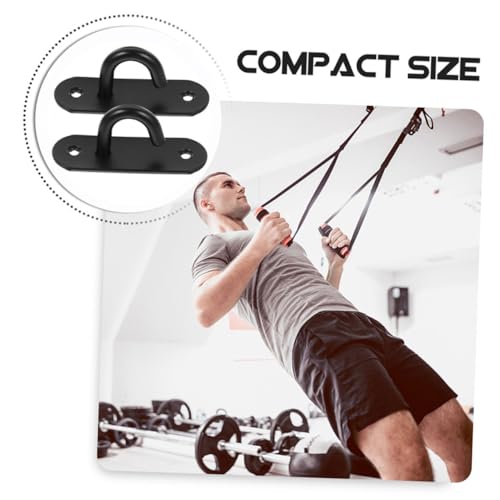 Toddmomy 5pcs Heavy Duty Wall Mount Exercise Anchors Space-saving Band Hooks Ceiling Mount Anchors Yoga Straps Home Gym Accessories