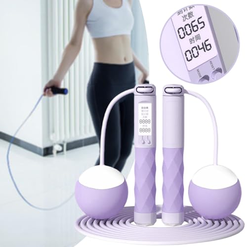 YIJU Cordless Skipping Rope with Digital Counter for Indoor Exercise And Training