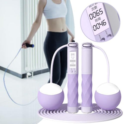 YIJU Cordless Skipping Rope with Digital Counter for Indoor Exercise And Training