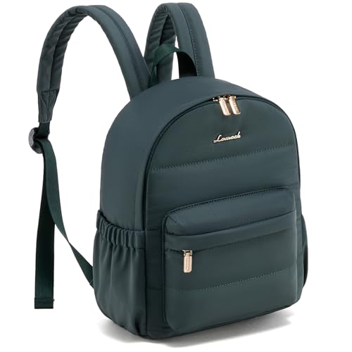 LOVEVOOK Mini Backpack Purse for Women, Small Puffer Lightweight Backpack, Casual Daily Daypack Purse for Women, back pack with Anti-theft Pocket for Travel-Teal - color: Teal