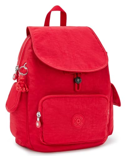Kipling Women's City Pack S Backpacks, Red Rouge, 27x33.5x19 Centimeters (B x H x T) - color: Red Rouge, size: 27x33.5x19 centimeters (B x H x T)
