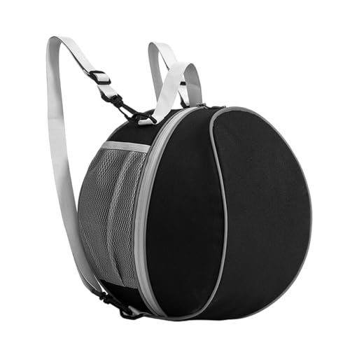 Soccer Backpack, With Smart Storage Solution, 19x25x31cm, Mult-Purpose Ball Bag, Multipurpose Sports Backpack, Waterproof Material, For Volleyball, Gym, Daily Use, Travel, School, Competition, Youth - size: Black